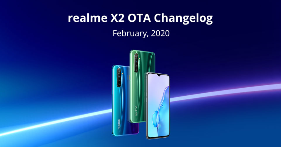 realme x2 februaryupdate