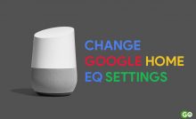 change google home eq