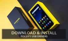 downlaod and install poco f1 usb drivers