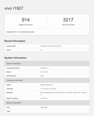 iqoo-3-geekbench