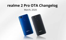 Realme 2 Pro March 2020 Update