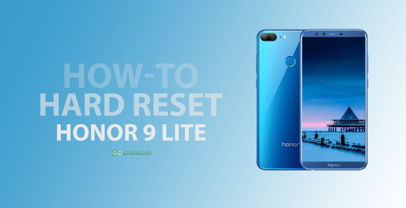 how to hard reset honor 9 lite