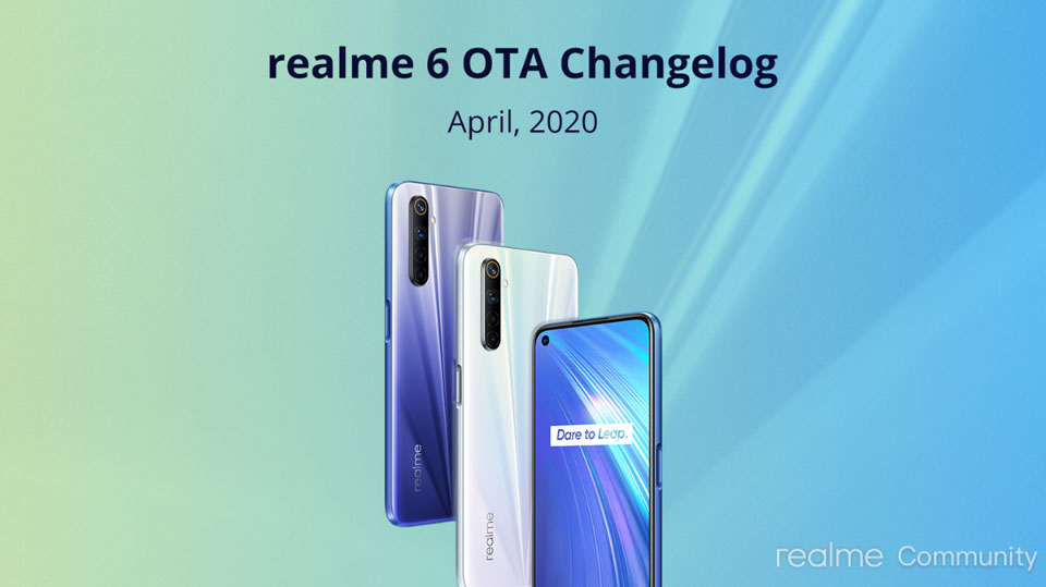 realme 6 april security patch