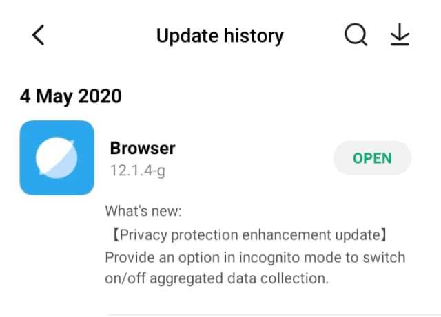 mi browser update arrives with a toggle to disable "aggregated data collection"