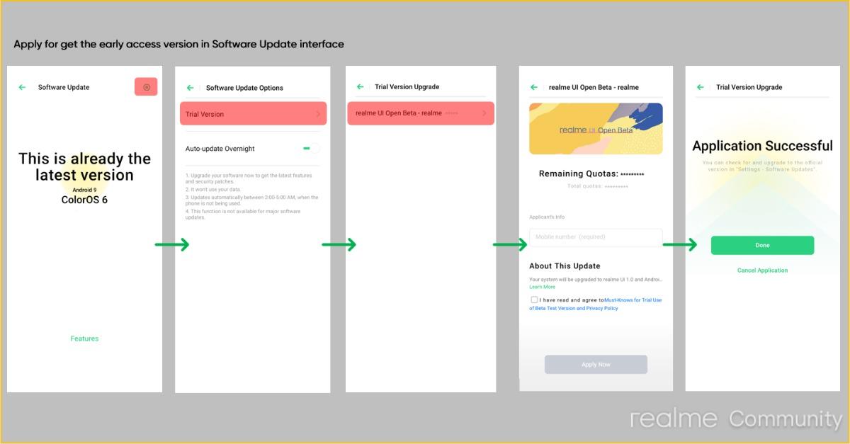 realme 2 pro realme ui update