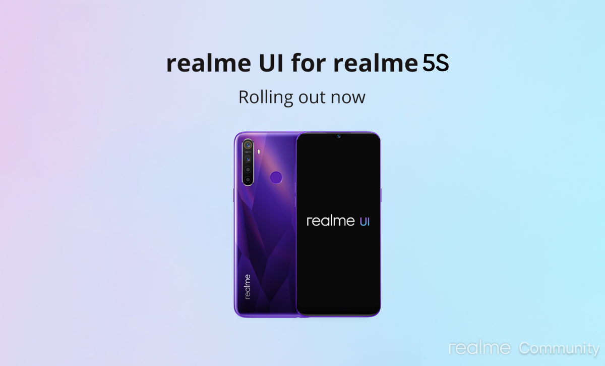 realme ui realme 5s