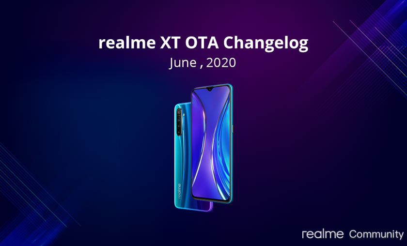 realme xt june security patch update 