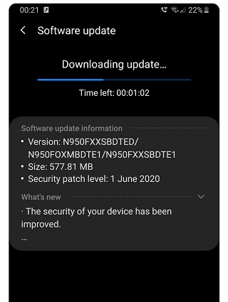 samsung galaxy note 8 and galaxy m31 starts receiving june security patch update