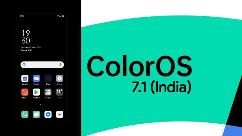 coloros 7.1 india update