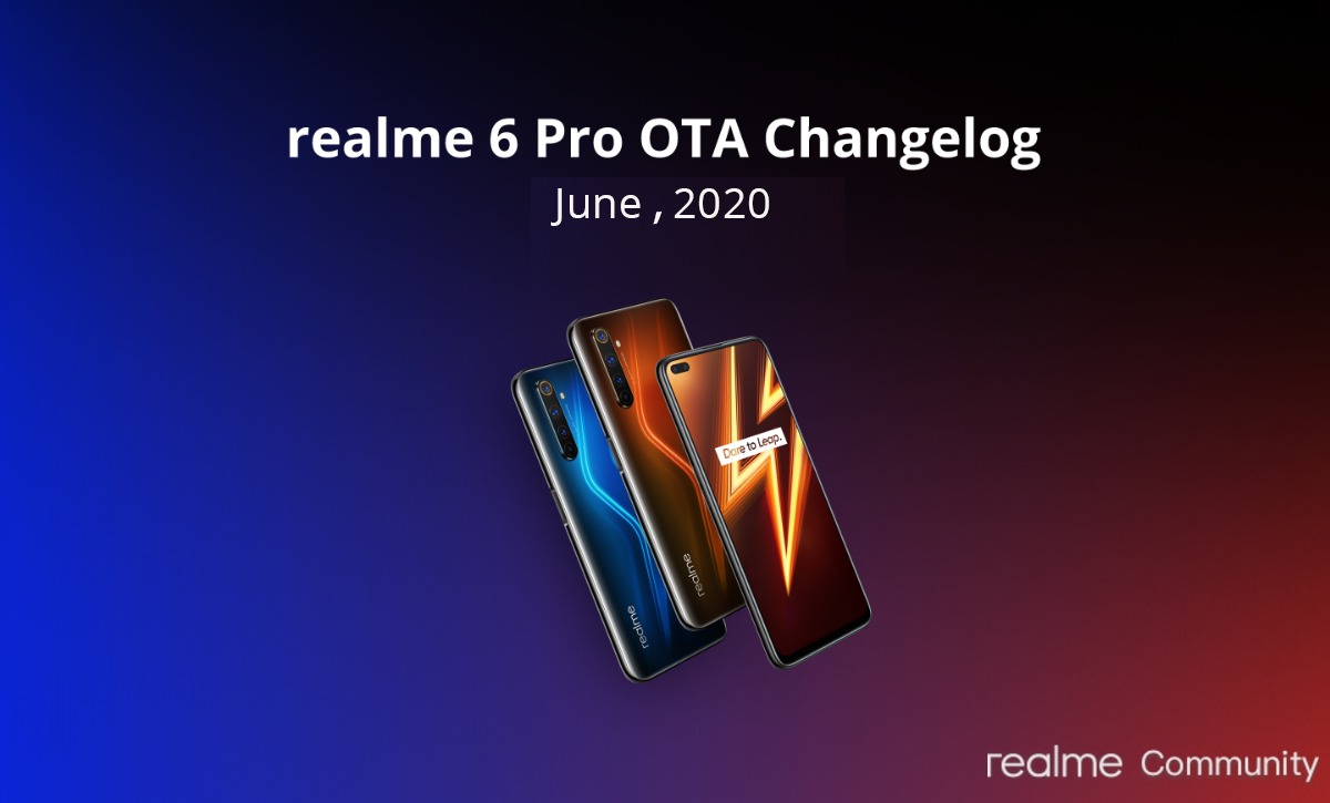 realme x3 and 6 pro june 2020 security patch update