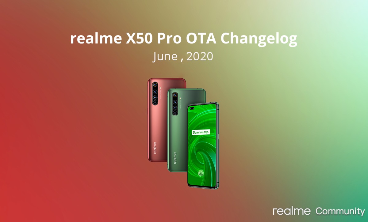 realme x50 pro 5g india june security patch udpate