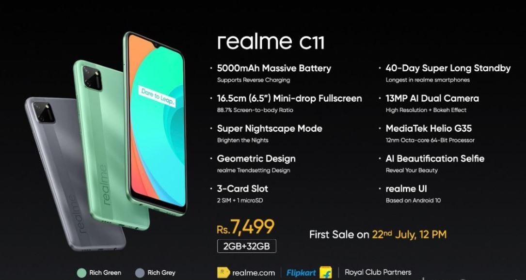 realme c11 specs