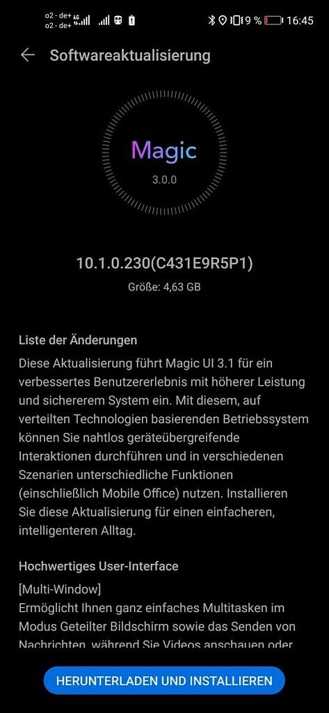 honor 20 and honor 20 pro receiving emui 10.1 (magic ui 3.1) update in europe