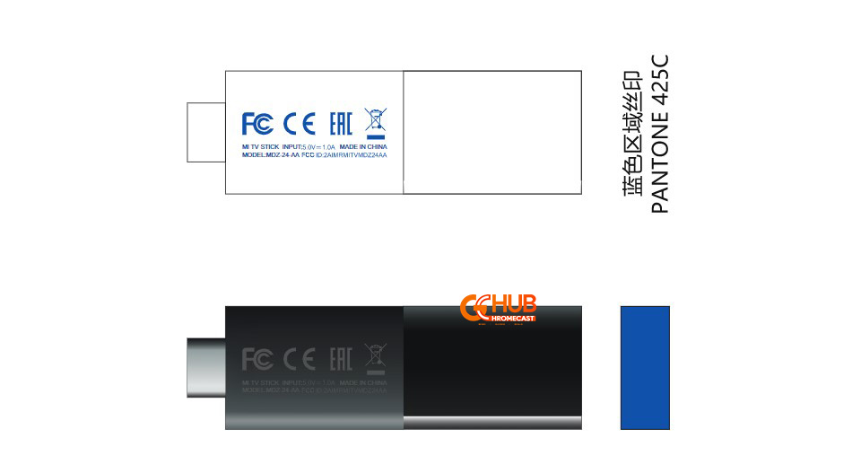 xiaomi mi tv stick bags fcc certification with model number mdz-24-aa