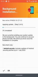 moto z3 play receiving july 2020 security patch update