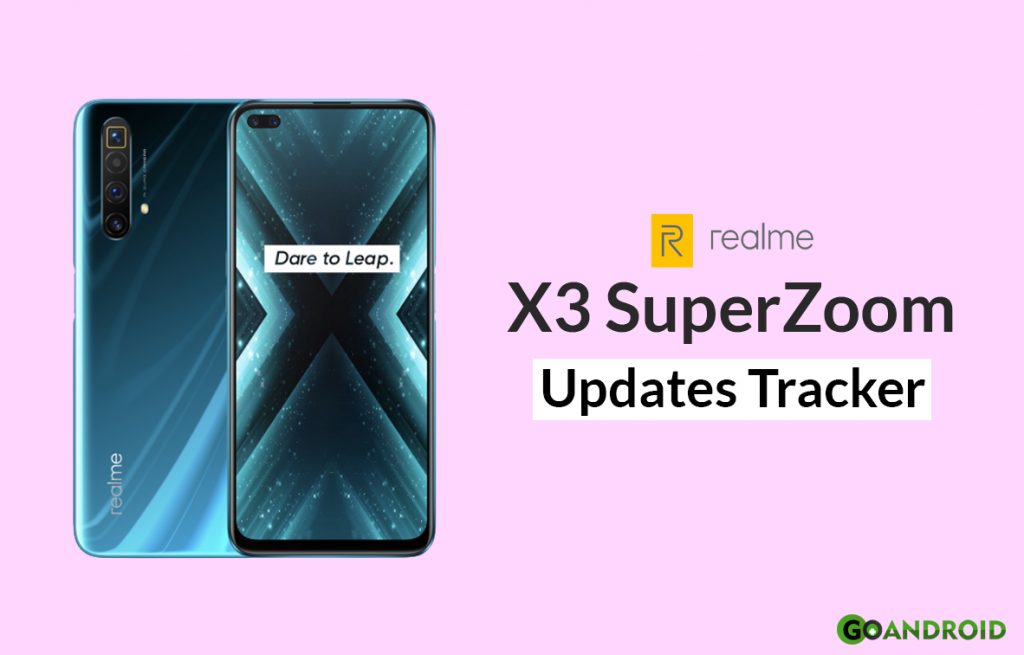 realme x3 superzoom updates tracker