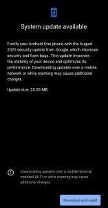 xiaomi mi a3 update