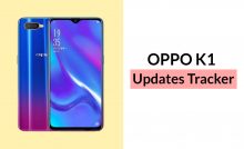 Oppo K1 Updates Tracker