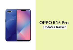 oppo r15 pro updates tracker