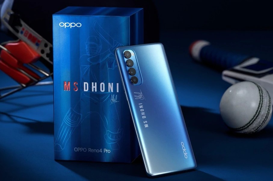 oppo reno 4 pro ms dhoni 