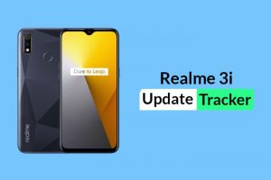 realme 3i update tracker