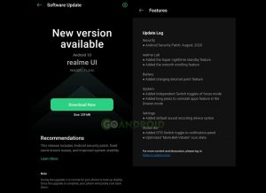 realme 6 august 2020 security patch