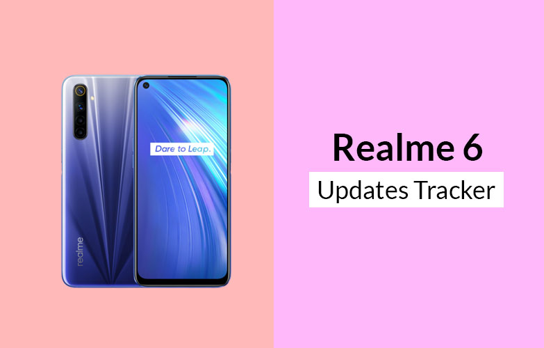 realme 6 security updates tracker