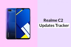 realme c2 updates tracker