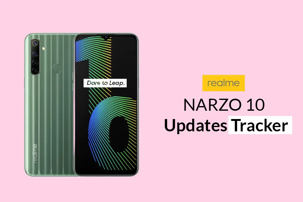 realme narzo 10 security updates tracker