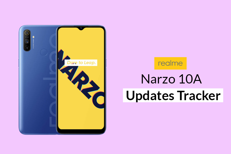 realme narzo 10a security updates tracker