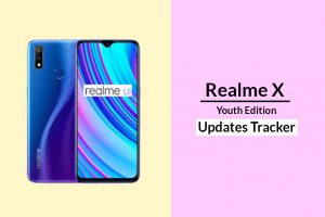 realme x youth edition updates tracker