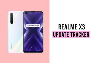 realme x3 update tracker