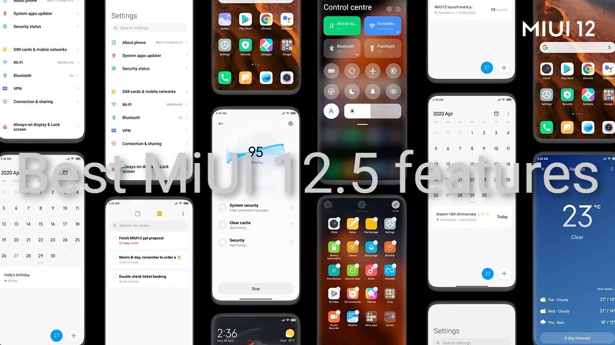 best miui 12.5 features