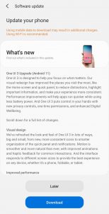 samsung galaxy note 20 ultra receiving android 11-based one ui 3.0 update