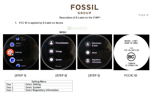 fossil gen 6 smartwatch (c1nf1) arrives on fcc with lte support