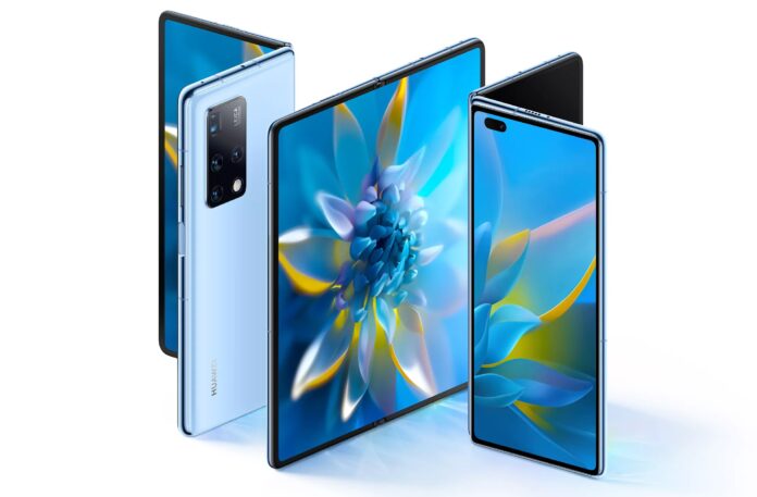 huawei mate x2 foldable smartphone now official with dual displays, leica cameras and kirin 9000 soc