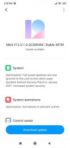 redmi 8a dual miui 12 stable update