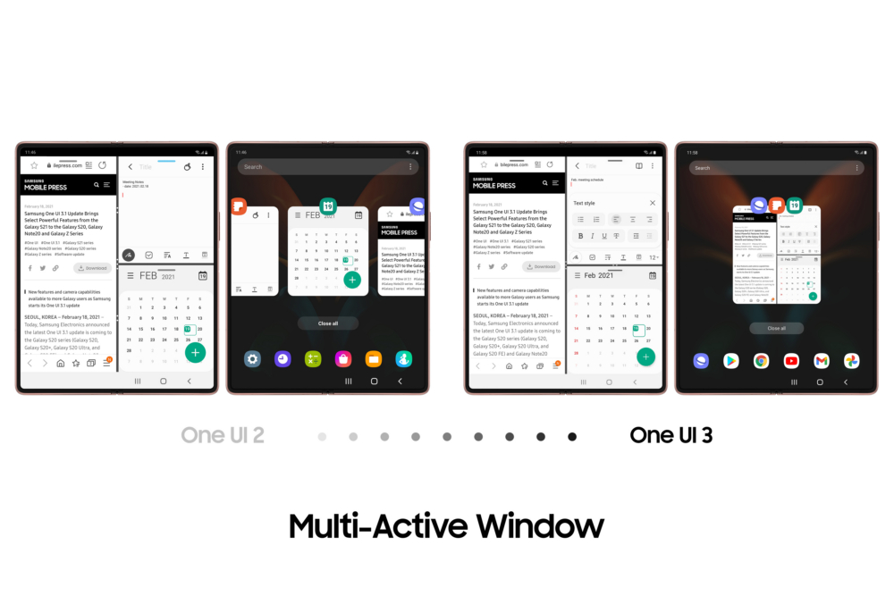 samsung rolls out one ui 3.1 update for galaxy z fold2 with specially crafted features