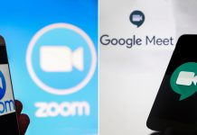 google meet and zoom