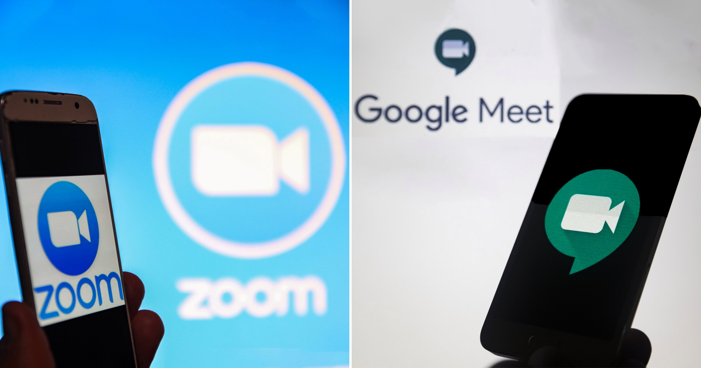 google meet and zoom