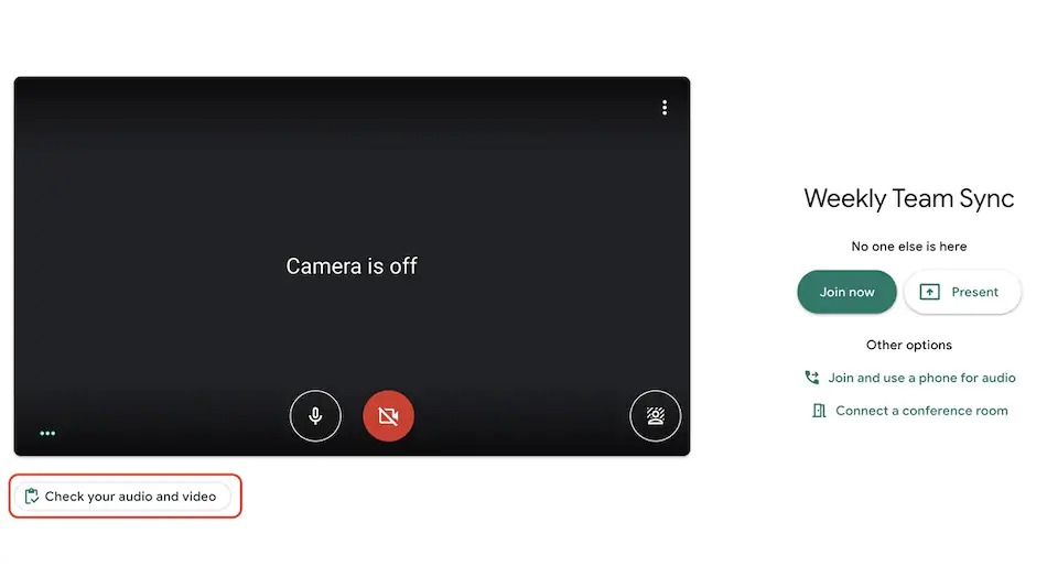 google meet gets new green room feature for previewing settings
