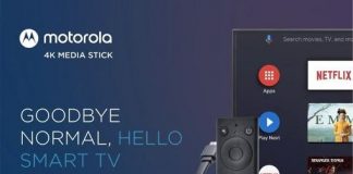 Motorola 4K Android TV Stick in India