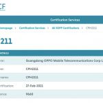 Oppo Reno 5Z Global Certification Forum