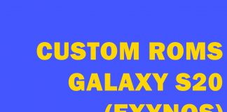 galaxy s20 exynos custom roms