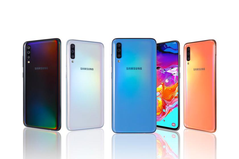 Galaxy A20, Galaxy A30, and Galaxy A70