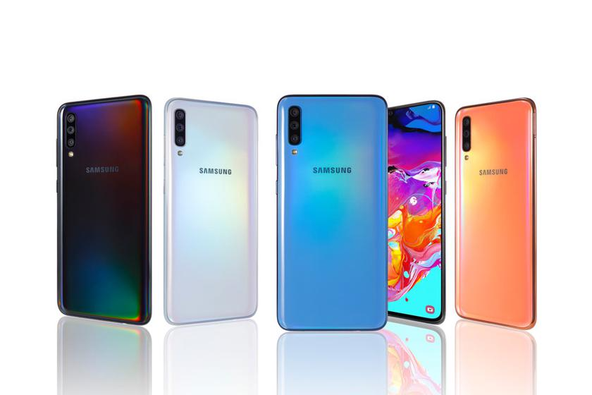 galaxy a20, galaxy a30, and galaxy a70