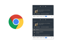 Google Chrome media player