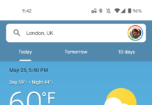 google weather