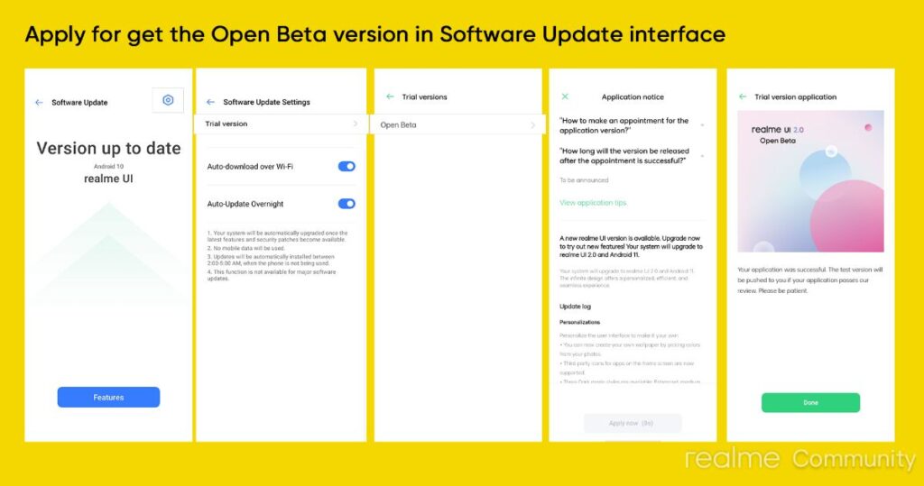 android 11 based realme ui 2.0 early access beta program available for realme 5 pro
