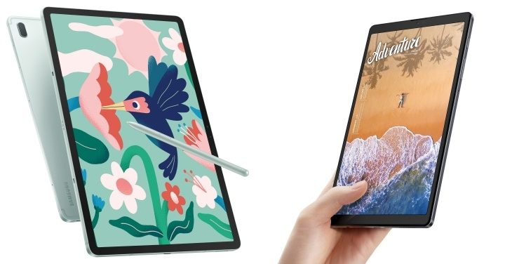 Galaxy Tab A7 Lite and Tab S7 FE